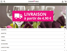 Tablet Screenshot of chemindetable.fr